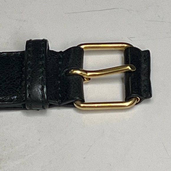 BALENCIAGA BLACK CLASSIC BELT | WOMENS SIZE 90CM - Picture 3 of 4